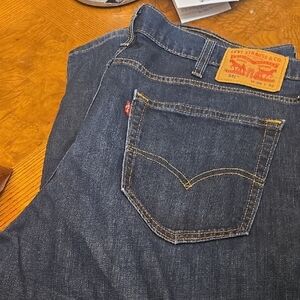 Levi's Dark Indigo Men's Straight Jeans